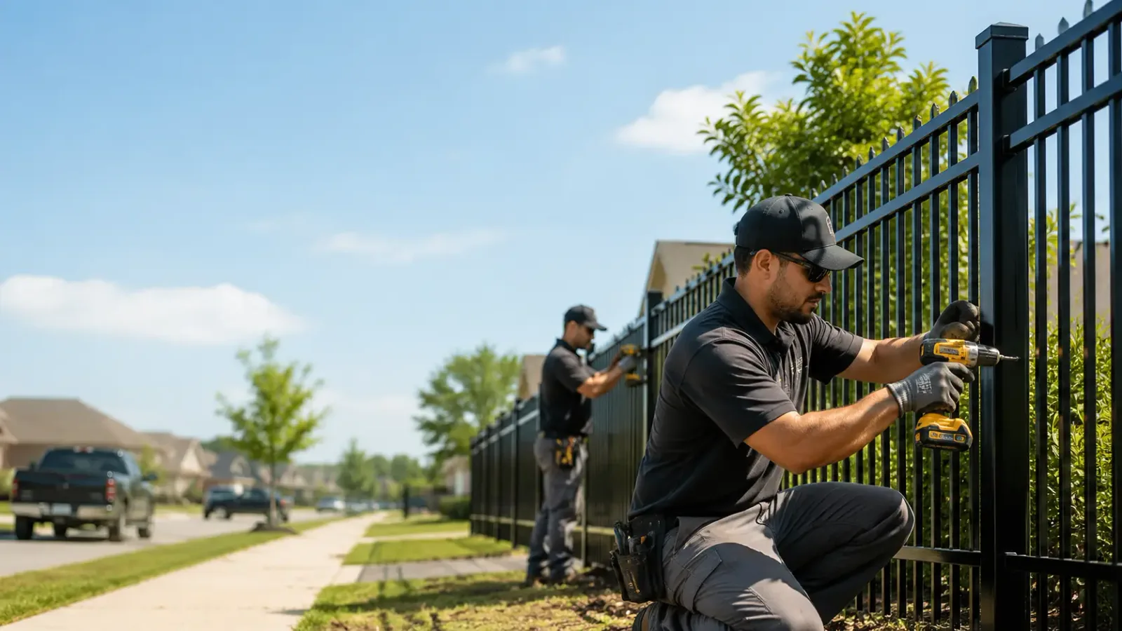 Metal Fence Installation in Lake Grove, NY